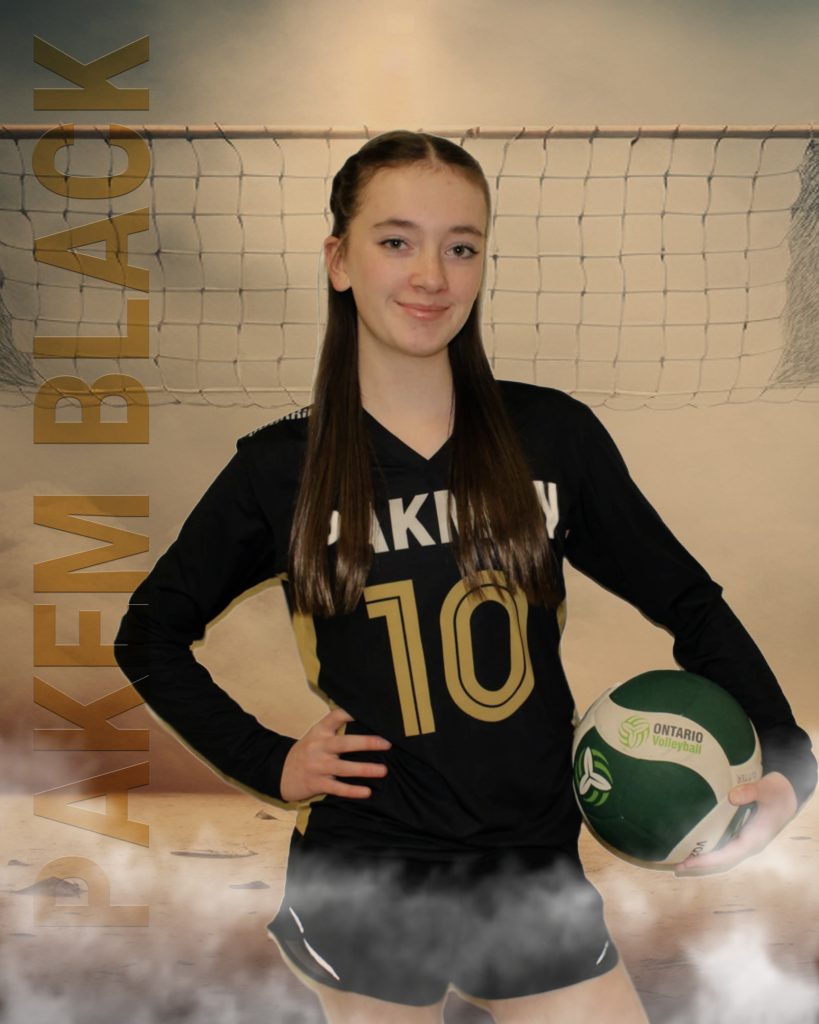 Pakmen 15U girls Black Andrew 2022-2023 | Pakmen Volleyball Club